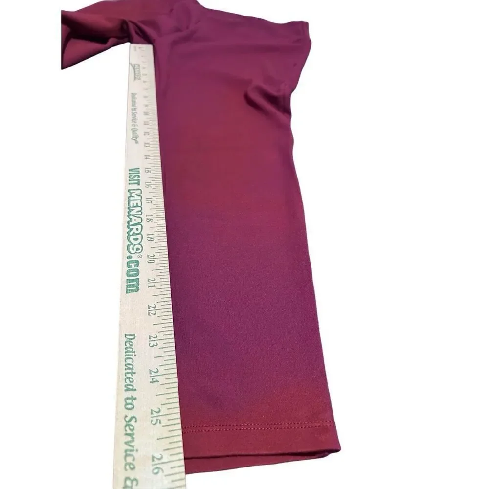 Peace & Pearls Burgundy Women’s Size XL Slip On Activewear Casual Pants